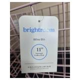 Set of 2 Brightroom 11 Inch Wire Storage Bins