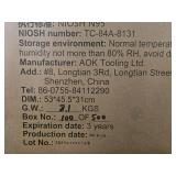 AOK V Fold N95 B Masks NIOSH Certified M Size - total qty unverified