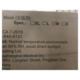 Box of V Fold N95 B Masks Size M (Niosh Certified) - total qty unverified