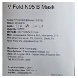 Box of V Fold N95 B Masks Size Large by AOK Tooling - total qty unverified