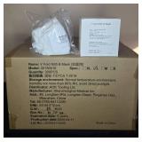 Case of V Fold N95 B Respirator Masks Size Large - total qty unverified