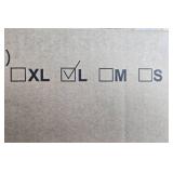 Box of V Fold N95 B Masks Size L NIOSH Certified - total qty unverified