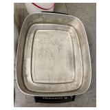 Holiday and Winter Themed Tin Collection with Metal Cookware and Plastic Container