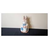 Set of 4 Vintage Animal Figurines w Lids - Cat, Bunny, Cow, and Dog