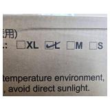 Case of V Fold N95 B Respirator Masks Size L - total quantity unverified