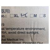 Case of V Fold N95 B Respirator Masks, Size L - total qty unverified