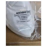 Case of V Fold N95 B Respirator Masks, Size L - total qty unverified