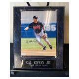 Cal Ripken Jr. Autographed Photo Plaque with Certificate of Authenticity
