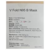 Case of AOK V Fold N95 B Masks Size M NIOSH Approved - total qty unverified