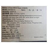 Box of V Fold N95 B Masks Size Large by AOK Tooling - total qty unverified