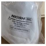 Case of V Fold N95 Respirator Face Masks, Size L, total quantity unverified