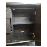 Huxley Large Sideboard Buffet with Two Doors and Three Drawers, 58 Inch Wide