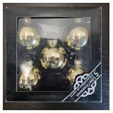 Holiday Decor and Household Variety Lot with Glass Ornaments and Kitchen Items