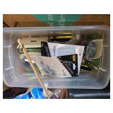 Household Assortment: Toaster, Holmes Fan, Cups, Book, Tray, Hardware, and More