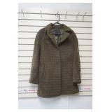 Vintage Green Paolo Alessia Women's Wool Coat