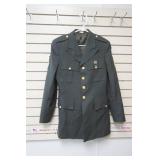 Vintage Military Dress Green Jacket 36R