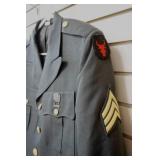 Vintage Military Dress Green Jacket 36R