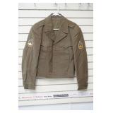 Vintage Dress Green Army Jacket 38L