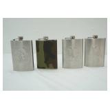 (4ct) Metal Flasks