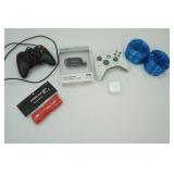 Xbox controllers, wire, Red Shoe Strings NEW, Belkin Pocket USB Hub