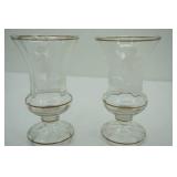 Vintage Brass Martini Shaker, Vintage Crystal Goblets, Vintage Fire King Avon Bank Mug