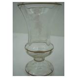 Vintage Brass Martini Shaker, Vintage Crystal Goblets, Vintage Fire King Avon Bank Mug