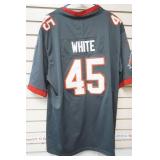 Buccaneers Jersey #45  White 2XL