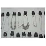 (28ct) NEW Paparazzi Necklace & Earring Sets (Silver color lot)