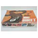 Vintage Eldon Double Banked "8" 1/32 Scale Road Race Set