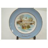 Vintage Avon Christmas Collectible Plates (4ct) 1970s