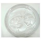 Vintage Frankoma Pottery Collectible Christmas Plate Collection (1965-1977) 8.25"