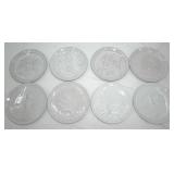 Vintage Frankoma Pottery Collectible Christmas Plate Collection (1965-1977) 8.25"