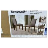 Thomasville 2-Pack Upholstered Dining Chairs, Fabric & Wood Frame