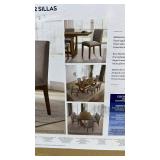 Thomasville 2-Pack Upholstered Dining Chairs, Fabric & Wood Frame
