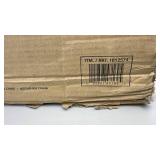 42 in Nearly Natural Artificial Fern Floor Plant with Ribbed Planter 24 in height