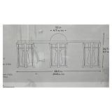 Ove Joakim 3-Light Vanity Fixture with Black Finish and LED Bulbs