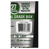 Set of 3 Greenmade 27 Gallon Professional Grade Storage Box with Snap-Tight Lid