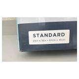 Set of 2 Serenity Standard Cooling Memory Foam Pillow 24x16in