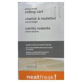 Neatfreak Extra-Wide 3-Tier Rolling Storage Cart