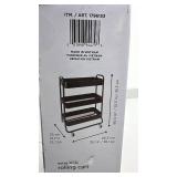 Neatfreak Extra-Wide 3-Tier Rolling Storage Cart