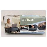 Lap Desk with Removable Knit Cover and Memory Foam