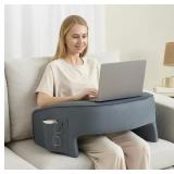Lap Desk with Removable Knit Cover and Memory Foam