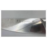 -Cangshan White Handle 12-Piece Knife Block Set with Scissors and Sharpener - used condition