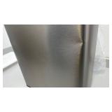 Kohler 13-Gallon Stainless Steel Sensor Trash Can - used condition - small dents