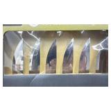 Tramontina 6 Piece Jumbo Steak Knife Set Stainless Steel Serrated Edge