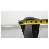 Pair of Outdoor LED Wall Mount Lanterns Black Metal Glass 16 x 9 Inch - used condition