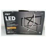 Feit Electric LED Hanging Light Pendant 21.5 in Black Finish