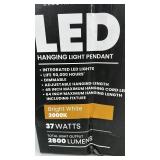 Feit Electric LED Hanging Light Pendant 21.5 in Black Finish