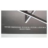 Feit Electric LED Hanging Light Pendant 21.5 in Black Finish