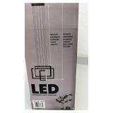 Feit Electric LED Hanging Light Pendant 21.5 in Black Finish